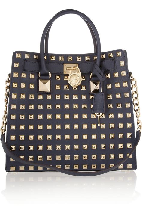 Michael Kors black studded purse